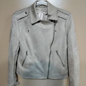 Philosophy Zippered Moto Jacket Size M